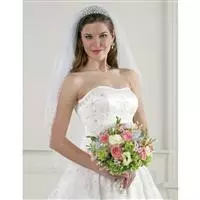 Green and Pink Roses with Hydrangea Bridal Bouquet
