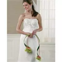 Green Hanging Orchid Bridal Bouquet